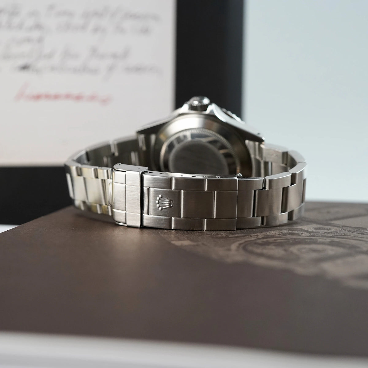 Faltschließe der Rolex Submariner Date in schwarz, Referenz 16610