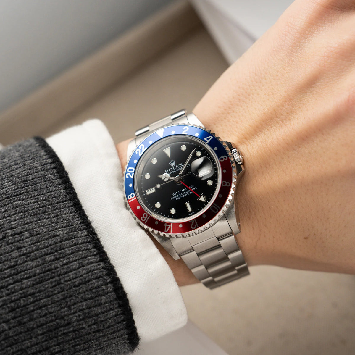 GMT-Master Pepsi | 16700 | Box & Papiere 1999 | Swiss Only